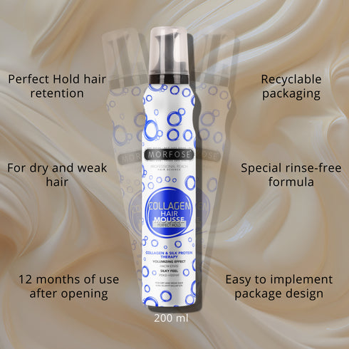 Morfose Hair Mousse Collagen 6.76 Fl oz